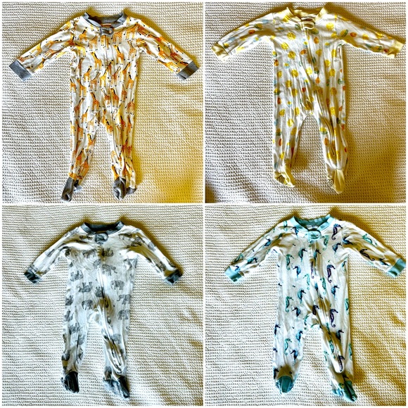 Burts bees footie bundle - Picture 1 of 7